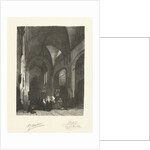 Service in a monastery by Johannes Bosboom