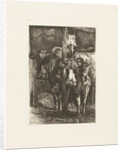Two cows in the barn by Gerard Jan Bos