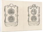 Commemorative medals for the Battle of Cadiz and for Willem Crul by Noach van der Meer II