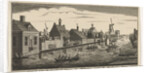 View of the watercourse towards the Stadlanderbrug Amsterdam by Gerardus Condet