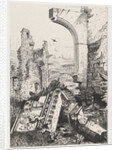 Ruin of castle Bourscheid by Martinus Antonius Kuytenbrouwer Jr