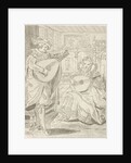 Lute playing lord and lady by Bernhard Schreuder