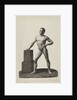Academy Study standing naked man by Johannes Philippus Lange