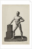 Academy Study standing naked man by Johannes Philippus Lange