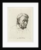Portrait of an old man with eyes closed by Jean Zacherie Mazel