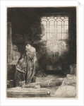 A scholar in his study by Rembrandt Harmensz. van Rijn