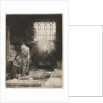 A scholar in his study by Rembrandt Harmensz. van Rijn