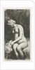 Woman Bathing Her Feet at a Brook by Rembrandt Harmensz. van Rijn
