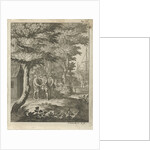 Meeting in a forest by Jan Lamsvelt