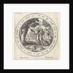 The Temptation of Adam and Eve in paradise by Philips Galle