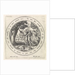 The Temptation of Adam and Eve in paradise by Philips Galle