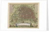 Hand-colored Map of Amsterdam by Nicolaes Visscher I