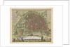 Hand-colored Map of Amsterdam by Nicolaes Visscher I