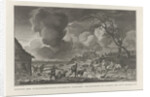 Flooding between Vollenhove and Kampen by Johannes Allart