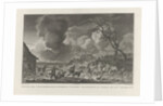 Flooding between Vollenhove and Kampen by Johannes Allart