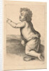 Half Nude child with a saucer by Frederik de Wit