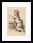 Half Nude child with a saucer by Frederik de Wit