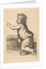 Half Nude child with a saucer by Frederik de Wit