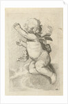 Waving angel from behind by Frederik de Wit
