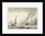 Ships at sea by Ludolf Bakhuysen