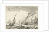 Ships at sea by Ludolf Bakhuysen