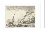 Ships at sea by Ludolf Bakhuysen