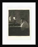 Diamond Processor at work in his workshop by Carel Lodewijk Dake