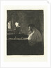 Diamond Processor at work in his workshop by Carel Lodewijk Dake