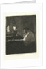 Diamond Processor at work in his workshop by Carel Lodewijk Dake