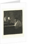 Diamond Processor at work in his workshop by Carel Lodewijk Dake