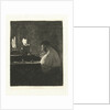 Diamond Processor at work in his workshop by Carel Lodewijk Dake