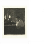 Diamond Processor at work in his workshop by Carel Lodewijk Dake