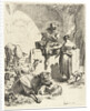 Flute Playing Shepherd and spinster by Nicolaes Pietersz. Berchem