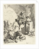 Flute Playing Shepherd and spinster by Nicolaes Pietersz. Berchem