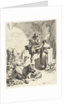Flute Playing Shepherd and spinster by Nicolaes Pietersz. Berchem