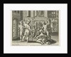 Michal helps David escape by Johann Sadeler I