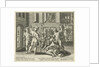 Michal helps David escape by Johann Sadeler I