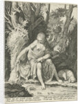 Pan spies the nymph Syrinx by Aegidius Sadeler