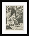 Pan spies the nymph Syrinx by Aegidius Sadeler