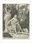 Pan spies the nymph Syrinx by Aegidius Sadeler