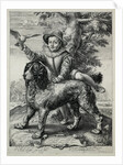 Portrait of Frederik de Vries by Hendrick Goltzius