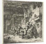 Farmer Family in interior by Adriaen van Ostade