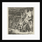 Farmer Family in interior by Adriaen van Ostade
