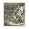 Farmer Family in interior by Adriaen van Ostade
