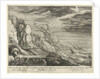Elijah wraps his cloak over his face by Crispijn van de Passe I