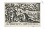 Mercury begs Achilles for the body of Hector by Crispijn van de Passe I