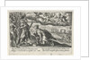 Mercury begs Achilles for the body of Hector by Crispijn van de Passe I
