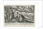 Mercury begs Achilles for the body of Hector by Crispijn van de Passe I