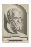 Antique bust of Socrates by Paulus Pontius