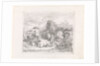 Shepherd with his flock by Barend Hendrik Thier